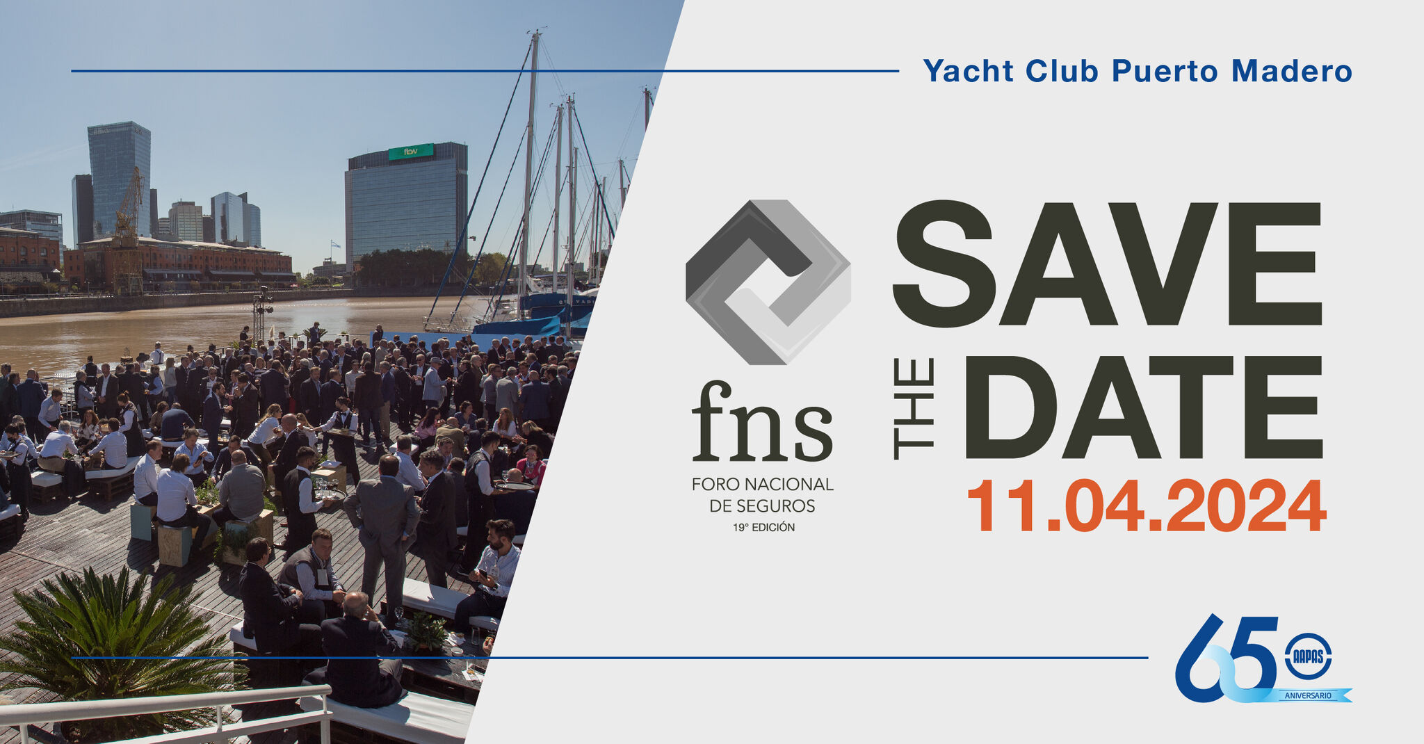 Se llevará a cabo el 11 de abril de 2024 en el Yacht Club Puerto Madero